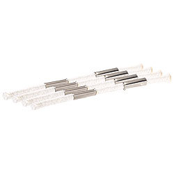 Carlo Milano 4er-Set Fiberglas-Docht für Gartenfackeln, 0,6 x 15 cm (Ø X L) Carlo Milano Fiberglas-Dochte für Gartenfackeln