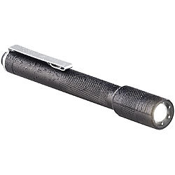KryoLights Pen-Light-LED-Taschenlampe, 150 Lumen, 3 Watt, fokussierbar, Alu, IP54 KryoLights