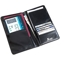 Xcase Reise-Organizer mit RFID-Schutz für Reisepass, Kreditkarte & Co. Xcase