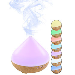 Carlo Milano Aroma-Diffusor mit 7-Farben-LED-Farbwechsler und Timer, 300 ml Carlo Milano Aroma-Diffusoren mit LED-Farbwechslern und Timern