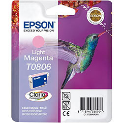 Epson Original Tintenpatrone T08064010, light magenta Epson Original-Epson-Druckerpatronen