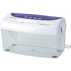 General Office Multi-Schredder f&uuml;r Papier, CDs und Kreditkarten General Office Hand-Aktenvernichter