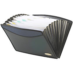 Xcase Dokumentenmappe mit 13 F&auml;chern YP-OTA4-12 Xcase F&auml;chermappen