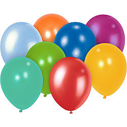 Playtastic 200er-Megapack bunte Luftballons, bis 30 cm Playtastic Luftballons