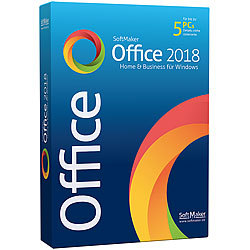 SoftMaker Office 2018 Home & Business f&uuml;r Windows (f&uuml;r 5 Privat-PCs) SoftMaker Office-Pakete (PC-Softwares)