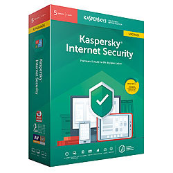 Kaspersky Internet Security 2019 Upgrade - 5 Lizenzen f&uuml;r PCs/Macs Kaspersky Internet & PC-Security (PC-Softwares)