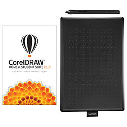 CorelDraw Home & Student Suite 2018 inkl. Grafiktablett One by Wacom Grafiktabletts und Grafik-Software