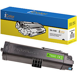 iColor Toner-Kartusche TK-1160 für Kyocera-Laserdrucker, black (schwarz) iColor Kompatible Toner Cartridges für Kyocera Laserdrucker