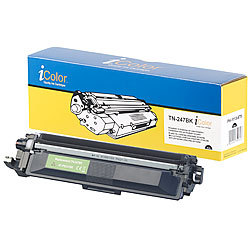iColor Kompatibler Toner für Brother TN-247BK, schwarz iColor Kompatible Toner-Cartridges für Brother-Laserdrucker