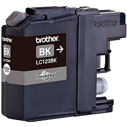 Brother Original Tintenpatrone LC-123BK, black Brother Original-Tintenpatronen für Brother-Tintenstrahldrucker