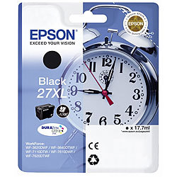Epson Original Tintenpatrone T2711 (27XL), black Epson Original-Epson-Druckerpatronen