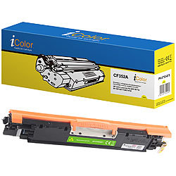 recycled / rebuilt by iColor HP CF352A / No.130A Toner- Rebuilt- yellow recycled / rebuilt by iColor Rebuilt Toner-Cartridges für HP-Laserdrucker