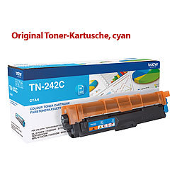 Brother Original Toner-Kartusche TN-242C, cyan Brother Original-Toner-Cartridges für Brother-Laserdrucker