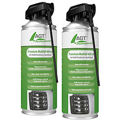 AGT Professional Premium-Multiöl mit Multifunktions-Sprühkopf, 2x 400 ml AGT Professional