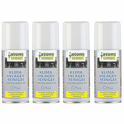 AtomiClean Klimadesinfektions-Spray: Klimaanlagereiniger Citrus,  Silber-Ionen, bakterizid, 2x 100 ml (Klimaanlagen-Desinfektion)