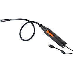 Somikon USB-Endoskop-Kamera UEC-2620, VGA, Schwanenhals, 4 LEDs Somikon USB-Endoskopkameras