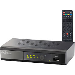 auvisio Digitaler DVB-C-Kabelreceiver DCR-100.fhd, Full HD auvisio DVB-C2-Kabelreceiver