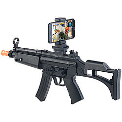 Callstel Augmented-Reality-Gewehr, Bluetooth 4.0, Smartphones bis 85 mm Breite Callstel Augmented-Reality-Gewehre