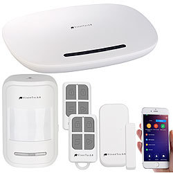 VisorTech GSM-Alarmanlage mit Funk- & Handynetz-Anbindung, App für Android & iOS VisorTech GSM-Funk-Alarmanlagen 