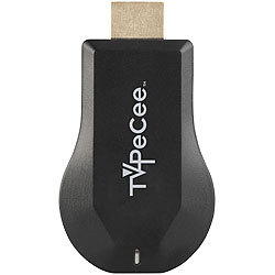 TVPeCee WLAN-HDMI-Stick für Miracast, Mirroring, AirPlay, Chromecast und DLNA TVPeCee Streaming-Empfänger für Miracast, DLNA & AirPlay