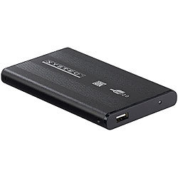 Xystec 2,5" Alu-Festplattengehäuse USB 2.0 für SATA-Festplatten Xystec