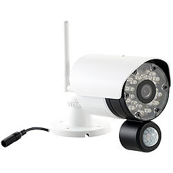VisorTech Digitales Überwachungssystem DSC-720.mc mit 2 HD-Kameras, IP-Funktion VisorTech IP-Funk-Überwachungssysteme