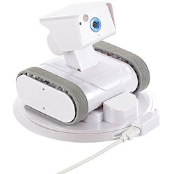 7links Home-Security-Rover HSR-1 mit HD-Video (Versandrückläufer) 7links IP-Überwachungskamera-Roboter mit IR-Nachtsicht