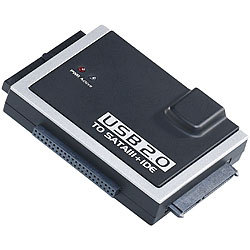 Xystec Universal-Festplatten-Adapter IDE/SATA auf USB 2.0, für HDDs & SSDs Xystec SATA-Festplatten-Adapter