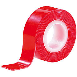 AGT Doppelseitiges Klebeband "Power ZIP", 19 mm x 1,5 m, 9er-Pack AGT Doppelseitige Klebebänder