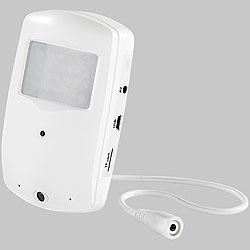 VisorTech Überwachungskamera mit PIR-Sensor und aktiver IR-Nachtsicht VisorTech Überwachungskameras mit Bewegungsmelder