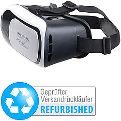 auvisio Virtual-RealityBrille VRB58.3D f. Smartphones, 3D-Justierung (refurb.) auvisio Virtual-Reality-Brillen für Smartphones