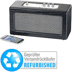 auvisio Mobiler Retro-Lautsprecher, 40 Watt (Versandrückläufer) auvisio