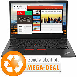 Lenovo Thinkpad T480s, 14" / 35,6cm, i5, 20 GB, 512 GB SSD (generalüberholt) Lenovo Notebooks