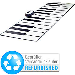 Playtastic Riesige Klavier-Matte mit Aufnahme-Funktion, 255 x 80 cm (refurbished) Playtastic Klavier Spielmatten