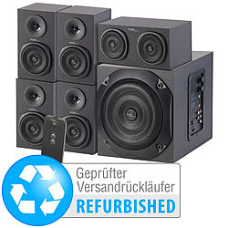 Trust Vigor 5.1 Surround Lautsprecher Set mit Fernbedienung, 150 Watt 
