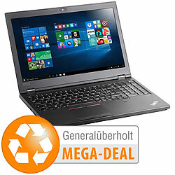 Lenovo ThinkPad P52, 39,6cm, Core i7, 32GB, 1TB SSD, Quadro (generalüberholt) Lenovo Notebooks
