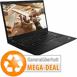 Lenovo ThinkPad T490s, 35,6 cm/14", i7, 32 GB, 512 GB SSD (generalüberholt) Lenovo Notebooks