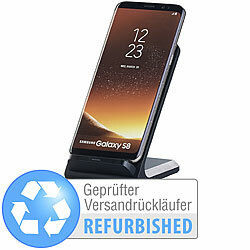 Callstel Schnell-Ladestation für Qi-kompatible Smartphones, Versandrückläufer Callstel Qi-kompatible Schnell-Ladegeräte