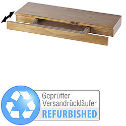 Carlo Milano Wandregal aus Zedernholz Versandrückläufer Carlo Milano Wandregale mit Schubladen