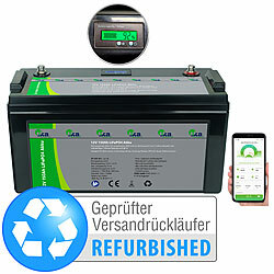 tka Köbele Akkutechnik LiFePO4-Akku mit 12 V, 150 Ah / 1.920 Wh, Versandrückläufer tka Köbele Akkutechnik LiFePO4-Akkus mit BMS, Bluetooth und App