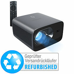 SceneLights Technologies WLAN-LED-Beamer mit nativer 4K-UHD-Auflösung, Versandrückläufer SceneLights Technologies 4K-UHD-LED-Beamer mit WLAN 