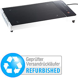 Rosenstein & Söhne Glasgrill mit Touchpad und Timer, 800 W (Versandrückläufer) Rosenstein & Söhne Teppanyaki Glas Tischgrills