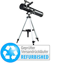Zavarius Spiegel-Teleskop 76/700 mit variablem Stativ (Versandrückläufer) Zavarius Teleskope