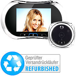 Somikon Türspion-Kamera mit SMS, MMS, Anruf-Funktion (Versandrückläufer) Somikon Türspion-Kameras mit Anruffunktion und SIM-Karte