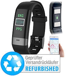 newgen medicals Fitness-Armband, Blutdruck-/Herzfrequenz-(Versandrückläufer) newgen medicals Fitness-Armbänder mit Blutdruck-Anzeige und EKG-Aufzeichnung
