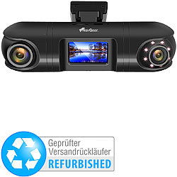 NavGear QHD-Dual-Dashcam mit 2 Kameras, Versandrückläufer NavGear