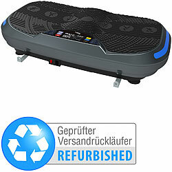 newgen medicals 4D-Vibrationsplatte mit 3 Programmen, Versandrückläufer newgen medicals Vibrationstrainer erhältlich auf eMall