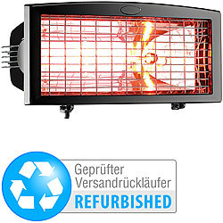 Semptec Urban Survival Technology Infrarot-Außen-Heizstrahler mit Goldröhre, 1.500 W (Versandrückläufer) Semptec Urban Survival Technology Infrarot-Heizstrahler für den geschützten Außenbereich