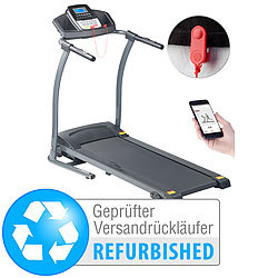 newgen medicals Profi-Laufband mit App & Bluetooth, Pulsmesser, Versandrückläufer newgen medicals Laufbänder mit Bluetooth und App