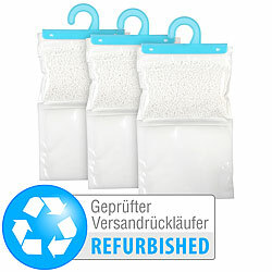 Sichler Haushaltsgeräte 3er-Set XXL-Kleiderschrank-Entfeuchter, Versandrückläufer Sichler Haushaltsgeräte Luftentfeuchter zum Aufhängen 